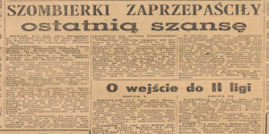 1965-7-11 Szombierki Bytom – Tatran Presov 0-1