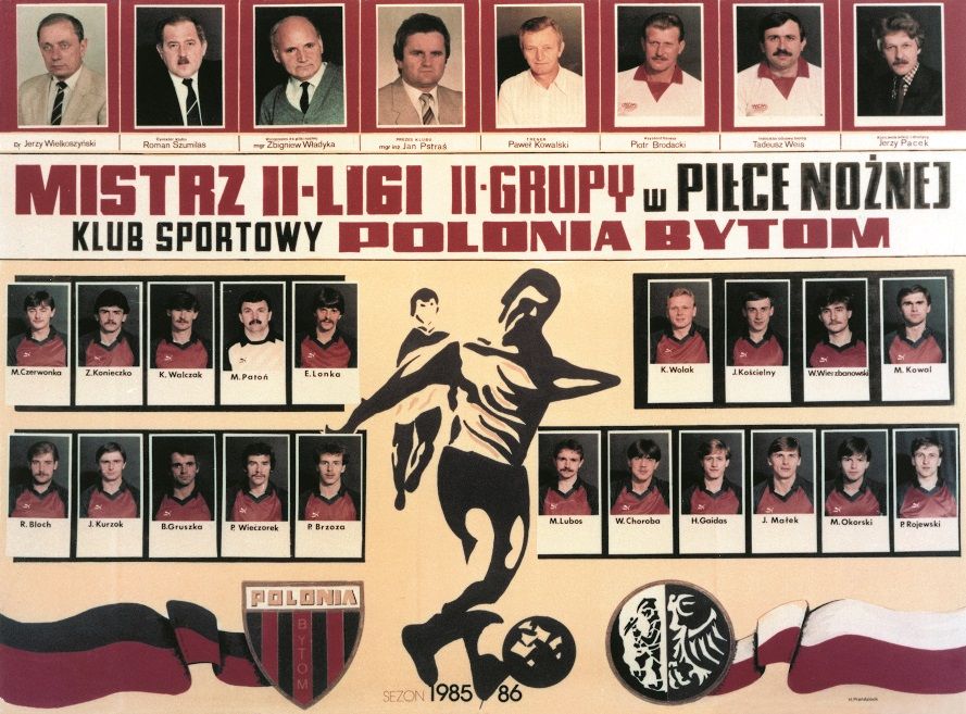 Polonia Bytom 1985 86