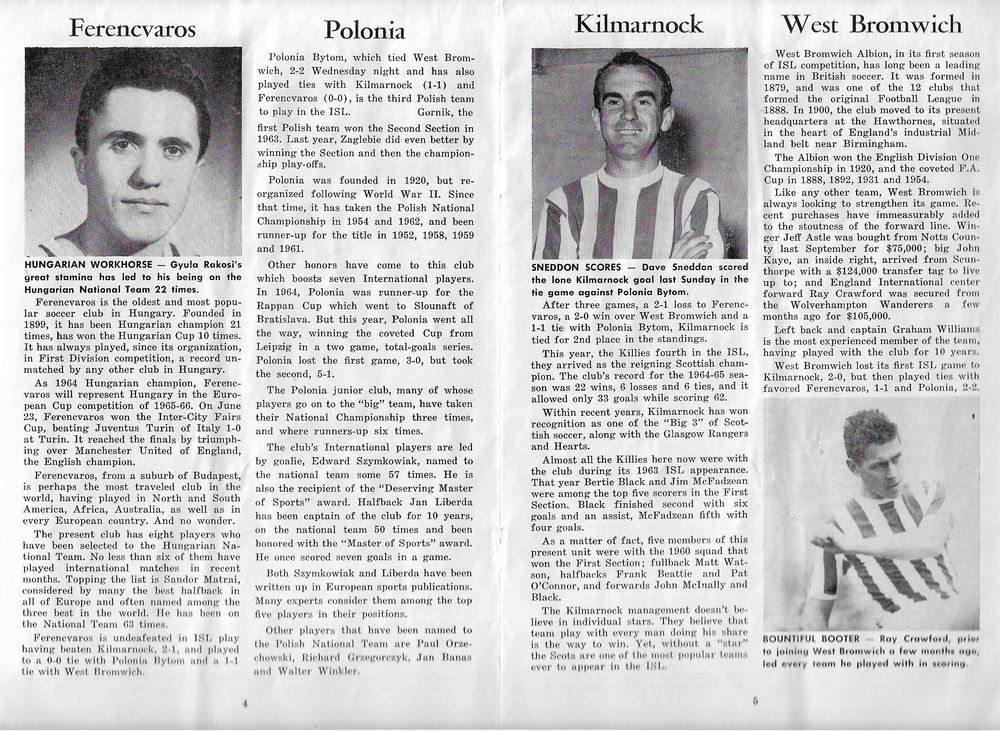 1965 ISL Ferencvaros Polonia Bytom 18 Lipiec 3