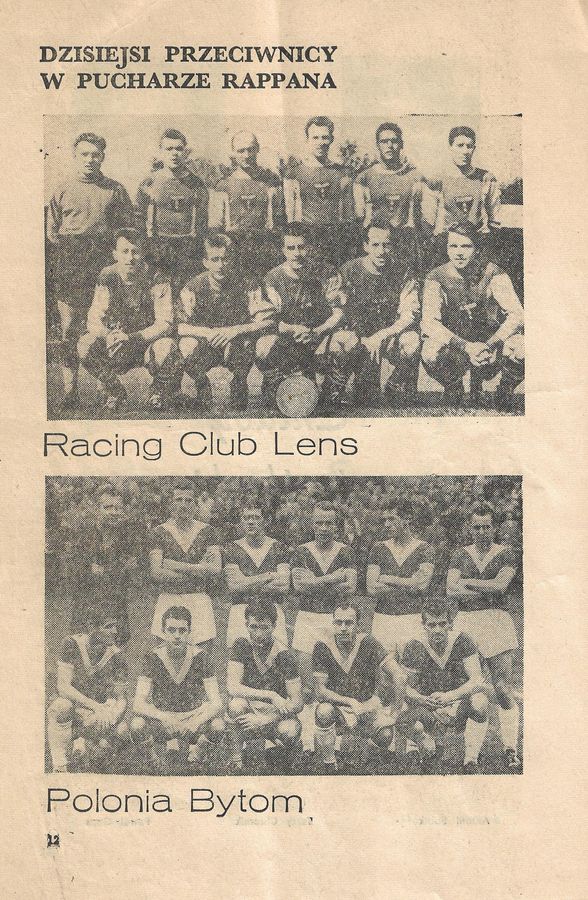 19.VII.1964 RC LENS POLONIA BYTOM 13